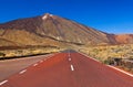 Road to volcano Teide at Tenerife island - Canary Royalty Free Stock Photo