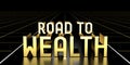 Road to wealth concept, road - 3D rendering