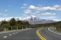 Road in Tongariro National Park, New Zealand