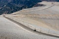 Road on top of Mont Serein Ventoux in Provence, France Royalty Free Stock Photo
