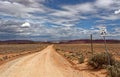 Road towards abandoned village of Paria in Utah