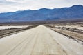 Road towards mountains, Death Valley, USA Royalty Free Stock Photo