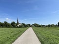 Road towards Tzum in Friesland