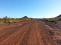 Road track in Australian outback