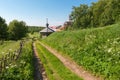 Road track to the skete