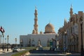 Road traffic in Dibba, United Arab Emirates Royalty Free Stock Photo