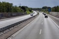 road traffic on a german autobahn