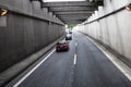 Road traffic on a german autobahn