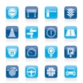 Road and Traffic Icons