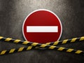 Road traffic sign Royalty Free Stock Photo