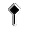 road traffic signal icon Royalty Free Stock Photo