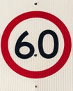 Road Traffic Signs, 60 kph.