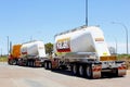 Road train delivery cargo truck, Australia