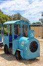 Road Train: Retro Blue Royalty Free Stock Photo