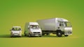 Road transportation fleet green