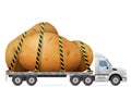 Road transportation of ripe potato tubers