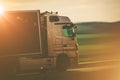 Road Transportation by Truck Royalty Free Stock Photo