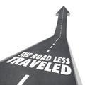 The Road Less Traveled Go Your Own Way Royalty Free Stock Photo