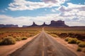 road trip across the united states, with different landscapes and landmarks in each state