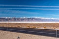 Road Trip Through the Desert, Death Valley National Park Royalty Free Stock Photo