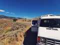 Road trip journey in Osoyoos, Okanagan Valley, British Columbia Canada Royalty Free Stock Photo