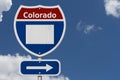 Road trip to Colorado Royalty Free Stock Photo