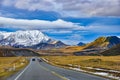 Road trip in winter in New Zealand Royalty Free Stock Photo