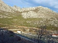 Road tunel Sveti Rok, Velebit - Croatia Royalty Free Stock Photo