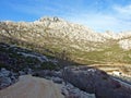 Road tunel Sveti Rok, Velebit - Croatia Royalty Free Stock Photo