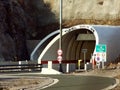 Road tunel Sveti Rok, Velebit - Croatia Royalty Free Stock Photo