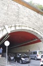 Cais da Ribeira area Road Tunnel from Porto in Portugal