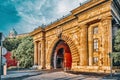 Road Tunnel near Funicular to Royal Castle Hill. Budapest. Hungary Royalty Free Stock Photo