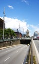 Road and tunnel Plaza Spain