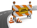 Road under construction Royalty Free Stock Photo