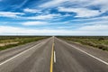 Road in the Valdes Peninsula Royalty Free Stock Photo