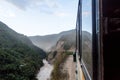 Road in a valley of Coroico river