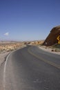 Road in the Valley of Fire (Nevada, USA) Royalty Free Stock Photo