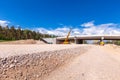 Road and viaduct construction