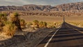 Death Valley near sand dunes Royalty Free Stock Photo