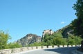 On the road for visiting Meteora Monasteries