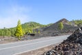 Road through Volcanic Landscape