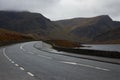 Road in Wales . Royalty Free Stock Photo