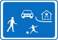 Road Warning Sign Royalty Free Stock Photo