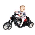 Road warrior - one year old baby on a motorcycle