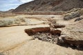 Road Washout Royalty Free Stock Photo