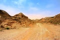 Road on wasteland Royalty Free Stock Photo