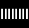 Road white zebra crossing vector illustration