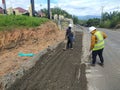 road widening excavation works