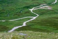 Road Winding through Tundra