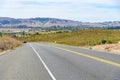 Road through wineries in Napa valley in autumn Royalty Free Stock Photo